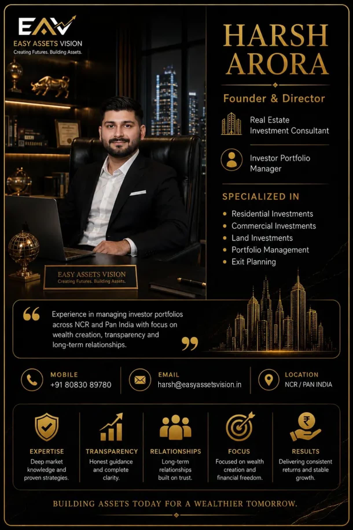 Harsh Arora - Founder & Director